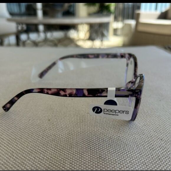 Purple Cat-Eye Glasses - Picture 3 of 3